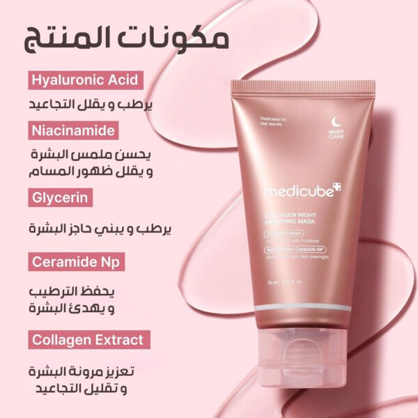 ⁦ماسك الكولاجين لتجديد شباب البشرة Medicube⁩ - الصورة ⁦3⁩