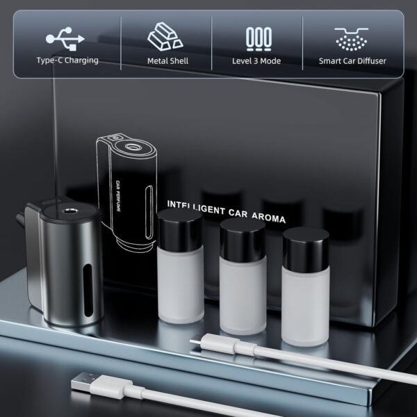 ⁦جهاز معطر جو ذكي للسيارة – موزع عطور بتقنية الموجات فوق الصوتية من سوق الرياض⁩ - الصورة ⁦4⁩