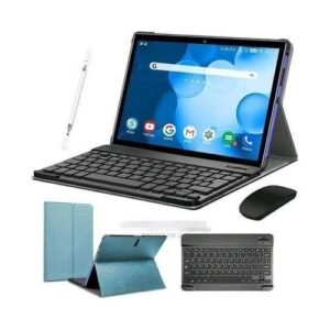 تابلت GT80 Ultra 10 بوصة مع كيبورد وماوس وسماعة بلوتوث وكفر حماية