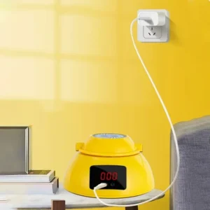 ماكينة القفز الذكية للتنحيف، تعمل بالريموت، وشاشة LCD، مع حبلين تثبيت.