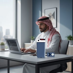 صندوق قفل الهاتف الذكي (Time Lock Box) بلون عشوائي، يستخدم لتقليل الإدمان على الجوال.