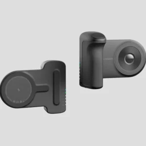 مقبض تصوير مغناطيسي Veger Snapcam، باور بانك 5000mAh لاسلكي، مع كشاف وشاشة LED.